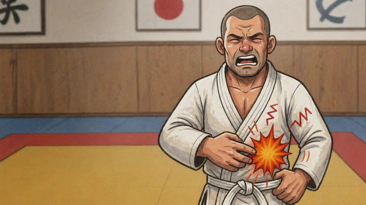 Douleur aux côtes et cartilage au judo et JJB